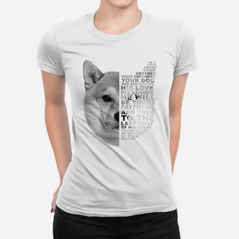 He Is Your Friend Your Partner Your Dog Shiba Inu Fox Dogs Women T-shirt | Crazezy