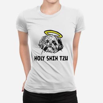 Holy Shih Tzu Women T-shirt | Crazezy