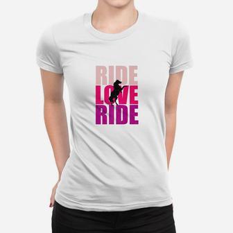 Horse Valentines Gifts Riding Horseback Riding Retro Women T-shirt - Thegiftio