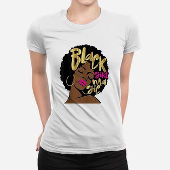 Hot Pink Black Girl Magic Women T-shirt - Thegiftio UK
