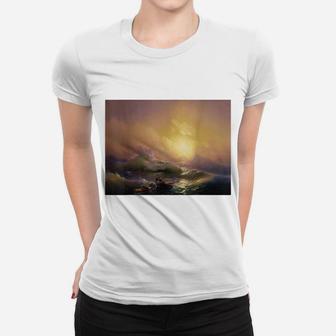 Hovhannes Aivazovsky's The Ninth Wave Women T-shirt | Crazezy CA