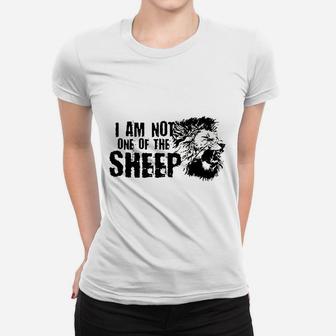 I Am Not One Of The Sheep Women T-shirt | Crazezy