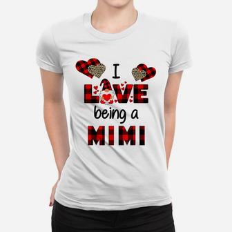 I Love Being A Mimi Grandma Gnome Valentines Day Women T-shirt | Crazezy DE