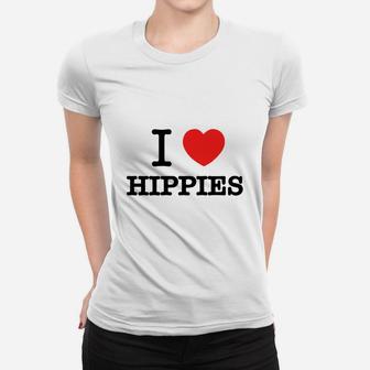 I Love Hippies Women T-shirt - Thegiftio UK