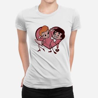 I Love Lucy Cartoon Love Women T-shirt | Crazezy