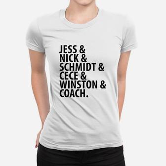 Jessica Day And Gang Women T-shirt | Crazezy CA