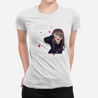 Just A Girl Who Loves Anime And Sketching Drawing Women T-shirt | Crazezy AU