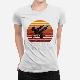 Kick The Competition Vintage Funny Karate Boys Mens Teen Women T-shirt | Crazezy DE