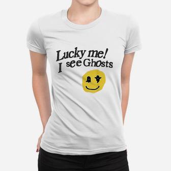 Kid Lucky Me I See Ghosts Women T-shirt | Crazezy CA