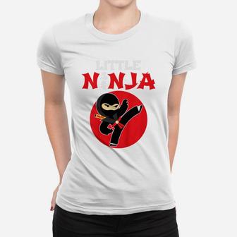 Kids Ninja Birthday Party Theme Gift For Boys - Little Ninja Women T-shirt | Crazezy