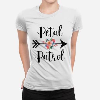 Kids Petal Patrol Flower Girl Shirt - Cute Bridal Party T Shirts Women T-shirt | Crazezy AU