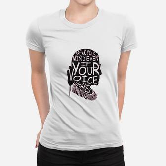 Kropsis Speak Your Mind Even If Your Voice Shakes Women T-shirt | Crazezy AU