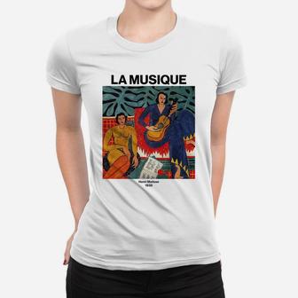 La Musique The Music – Henri Matisse | Classical Painting Women T-shirt | Crazezy UK