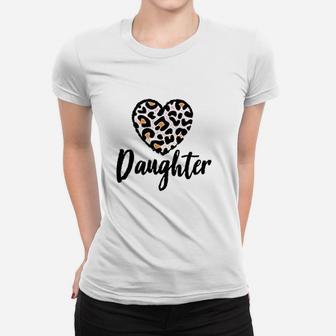 Leopard Heart Mommy And Me Women T-shirt | Crazezy