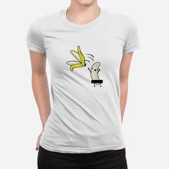 Lets Go Nakd With My Banana Women T-shirt | Crazezy