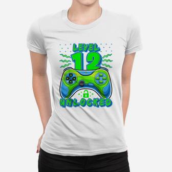 Level 12 Unlocked Video Game 12Th Birthday Gamer Boys Women T-shirt | Crazezy DE