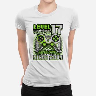 Level 17 Unlocked Awesome 2004 Video Game 17Th Birthday Boys Women T-shirt | Crazezy CA