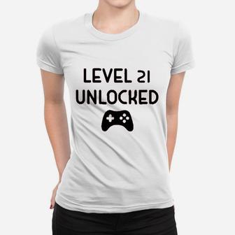Level 21 Unlocked Women T-shirt | Crazezy