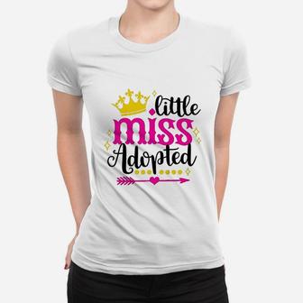 Little Cute Miss Adopted Women T-shirt | Crazezy CA