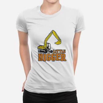 Little Digger Crane Construction Site Women T-shirt - Thegiftio UK