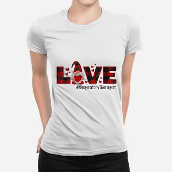 Love Respiratory Therapist Gnome Women T-shirt | Crazezy UK