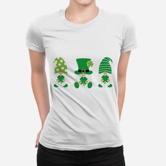 Lucky And I Gnome It St Patrick's Day Women T-shirt | Crazezy