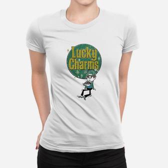 Luv Lucky Charms Lucky The Leprechaun Retro Cereal Women T-shirt | Crazezy