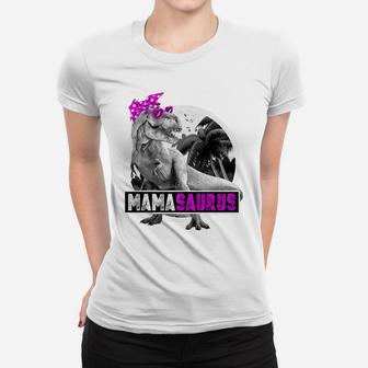 Mamasaurus Shirt Funny T-Rex Mom Gift Dinosaur Women T-shirt | Crazezy CA