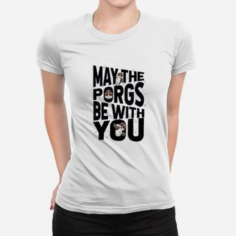 May The Porgs Be With You May The 4th Cute Galaxy Women T-shirt - Thegiftio UK