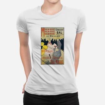 Moulin Rouge Poster | Parisian Camouflage Women T-shirt | Crazezy CA