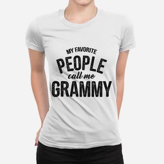 My Favorite People Call Me Grammy Mothers Day Women T-shirt - Seseable