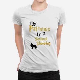 My Patronus Is A Shetland Sheepdog Women T-shirt | Crazezy AU