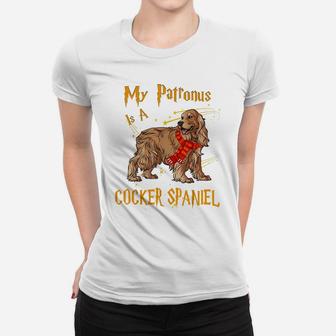My Patronus Is An English Cocker Spaniel T Shirt Women T-shirt | Crazezy UK