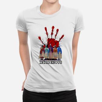 Native American Indigenous Red Hand Women Gifts Sweatshirt Women T-shirt | Crazezy