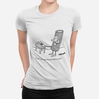 New Yorker Pasta Cartoons Women T-shirt - Thegiftio UK