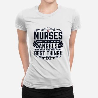 Nurse Lover Not Real But Next Best Thing Frontline Medical Collection Women T-shirt | Crazezy