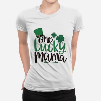 One Lucky Mama Women T-shirt | Crazezy DE