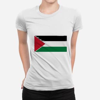 Palestine Country Flag Women T-shirt | Crazezy