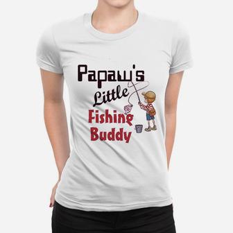 Papaws Fishing Buddy Women T-shirt | Crazezy