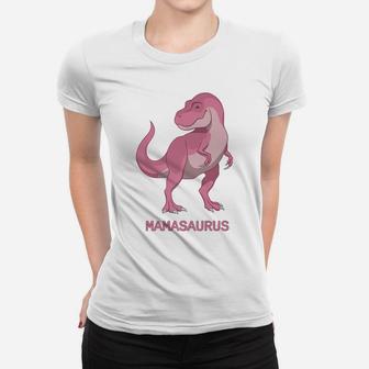 Pink Lady Mamasaurus T-Rex Dinosaur Women T-shirt | Crazezy CA