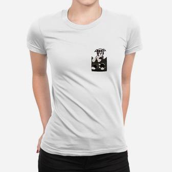 Pitbull In Pocket Puppy Women T-shirt | Crazezy