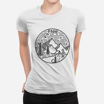 Pnw Pacific Northwest Women T-shirt | Crazezy