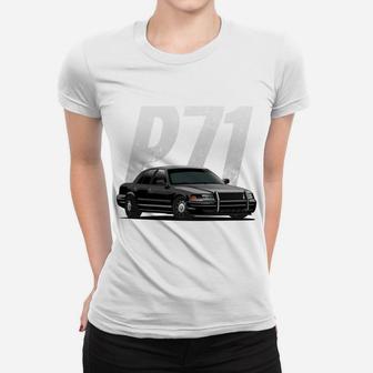 Police Car Crown Victoria Interceptor P71 Shirt Women T-shirt | Crazezy