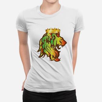 Rasta Lion Women T-shirt | Crazezy CA