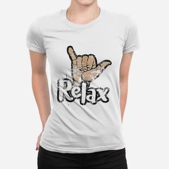 Relax Hang Loose Indoor Skydiving Wind Tunnel Flying Women T-shirt - Thegiftio
