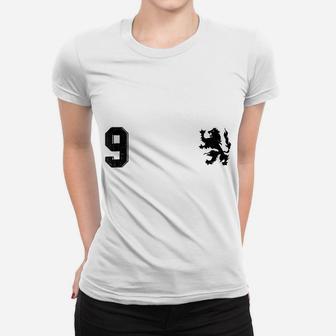 Retro Netherlands Soccer Jersey Nederland Football 9 Women T-shirt | Crazezy
