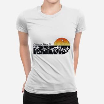 Retro Pensacola Beach Florida Beach Sunset Women T-shirt - Thegiftio UK