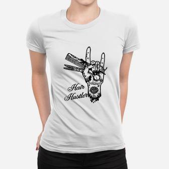 Rock And Roll Barber And Hairstylist Women T-shirt | Crazezy UK