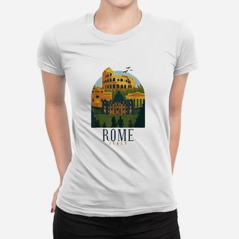 Rome Italy Italian Souvenir Women T-shirt - Thegiftio UK