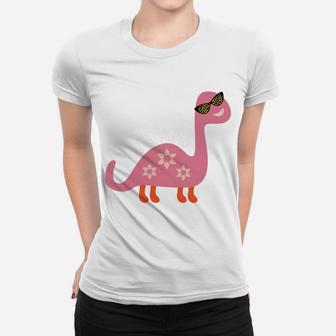 Sassy Dinosaur Teen Girl Stuff Pink Leopard Sunglass Design Sweatshirt Women T-shirt | Crazezy